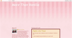 Desktop Screenshot of morethanvanilla36.blogspot.com