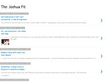 Tablet Screenshot of joshuafit.blogspot.com
