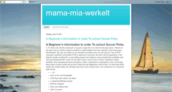 Desktop Screenshot of mama-mia-werkelt.blogspot.com