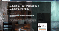 Desktop Screenshot of malaysiapackagetours.blogspot.com