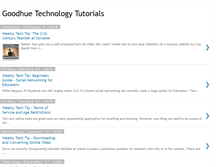 Tablet Screenshot of goodhuetechnologytutorials.blogspot.com