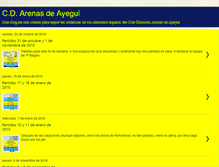 Tablet Screenshot of cdarenasdeayegui.blogspot.com