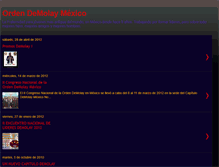 Tablet Screenshot of ordendemolaymexico.blogspot.com