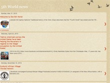 Tablet Screenshot of fifthworldnews.blogspot.com