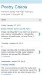 Mobile Screenshot of poetrychaos.blogspot.com