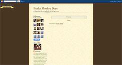 Desktop Screenshot of funkymonkeyboys.blogspot.com