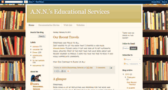 Desktop Screenshot of annseducationalservices.blogspot.com