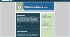 Desktop Screenshot of mennoblogger.blogspot.com