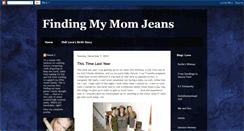 Desktop Screenshot of findingmymomjeans.blogspot.com