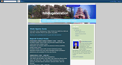 Desktop Screenshot of hindugeneration.blogspot.com