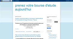 Desktop Screenshot of bonneboursedetude.blogspot.com