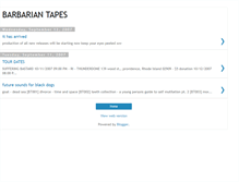 Tablet Screenshot of barbariantapes.blogspot.com