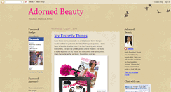 Desktop Screenshot of adornedbeauty.blogspot.com