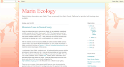 Desktop Screenshot of marinecology.blogspot.com