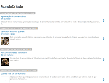 Tablet Screenshot of mundocriado.blogspot.com