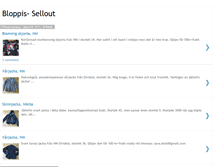 Tablet Screenshot of bloppissellout.blogspot.com