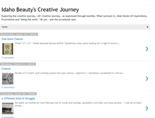 Tablet Screenshot of idahobeautyquilts.blogspot.com