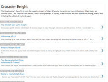 Tablet Screenshot of crusaderknight.blogspot.com