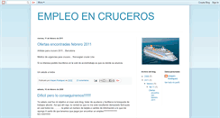 Desktop Screenshot of empleoencruceros.blogspot.com