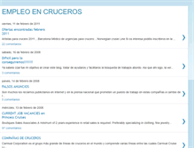 Tablet Screenshot of empleoencruceros.blogspot.com