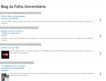 Tablet Screenshot of blogdafolhauniversitaria.blogspot.com