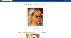 Desktop Screenshot of nicolerichiesunglasses.blogspot.com