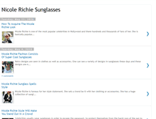 Tablet Screenshot of nicolerichiesunglasses.blogspot.com