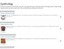 Tablet Screenshot of cynthsblog.blogspot.com