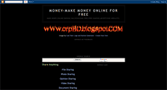 Desktop Screenshot of orpbd.blogspot.com