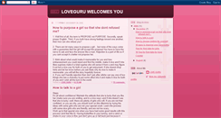 Desktop Screenshot of loveguru247.blogspot.com