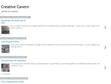 Tablet Screenshot of creativecavern.blogspot.com
