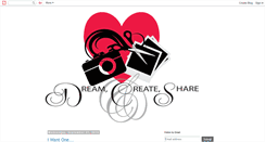 Desktop Screenshot of dreamcreateandshare.blogspot.com