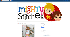 Desktop Screenshot of mightystitches.blogspot.com