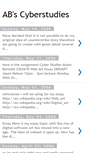 Mobile Screenshot of cyberstudiesab.blogspot.com