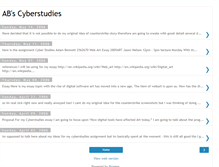 Tablet Screenshot of cyberstudiesab.blogspot.com