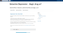 Desktop Screenshot of ketamine-depression.blogspot.com