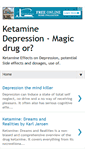 Mobile Screenshot of ketamine-depression.blogspot.com