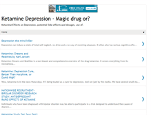 Tablet Screenshot of ketamine-depression.blogspot.com