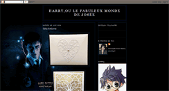 Desktop Screenshot of harryoulefabuleuxmondedejosee.blogspot.com