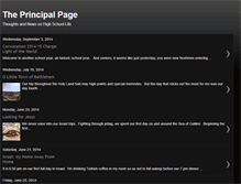 Tablet Screenshot of chcahsprincipal.blogspot.com