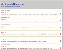 Tablet Screenshot of mrhouseshomework.blogspot.com