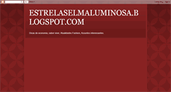 Desktop Screenshot of estrelaselmaluminosa.blogspot.com