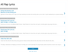 Tablet Screenshot of all-rap-lyrics.blogspot.com