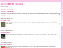 Tablet Screenshot of elvestidorderosaura.blogspot.com