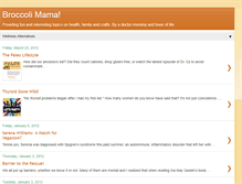 Tablet Screenshot of broccolimama.blogspot.com