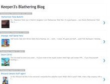 Tablet Screenshot of keeper3sblatheringblog.blogspot.com