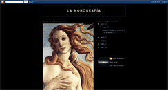 Desktop Screenshot of lamonografia.blogspot.com