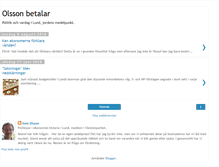Tablet Screenshot of olssonbetalar.blogspot.com
