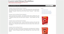 Desktop Screenshot of judul-skripsi.blogspot.com