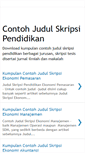 Mobile Screenshot of judul-skripsi.blogspot.com